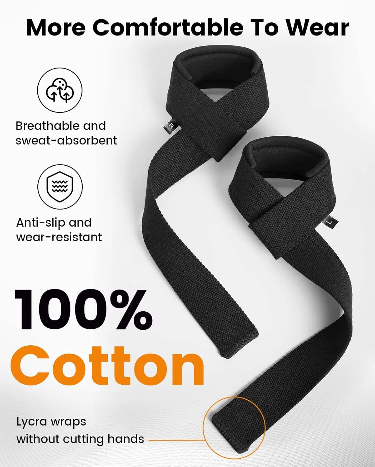 Atercel Weightlifting Wrist Straps