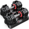 160Lb(80Lbs*2) Adjustable Dumbbells Set,16 in 1 Quick-Select 5-80Lbs Weight Adjustable Dumbbells for Full Body Home Workout
